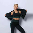 seamless yoga set | high-waisted leggings | breathable crop top | ultrasonic cleaning