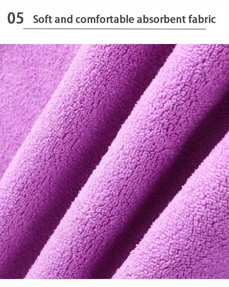 microfiber pet drying towel | quick-dry dog bath towel | large absorbent pet towel | energy saving