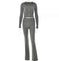 premium cotton blend fabric | two-piece hoodie set | versatile lounge wear | energy saving