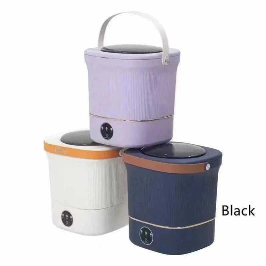 Portable Folding Small Underwear Socks Portable Washing Machine Purple - blue 10l portable mini washing machine folding sm...