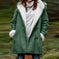 Winter Button Coat Fashion Warm Hooded Jacket With Pockets Women's Clothing Meifu Market
