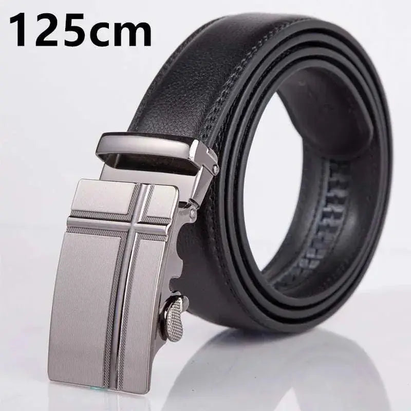 genuine leather belt | automatic buckle belt | adjustable leather belt | ultrasonic cleaning
