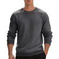 fleece-lined construction | loose fit sweater | cotton blend material | ultrasonic cleaning