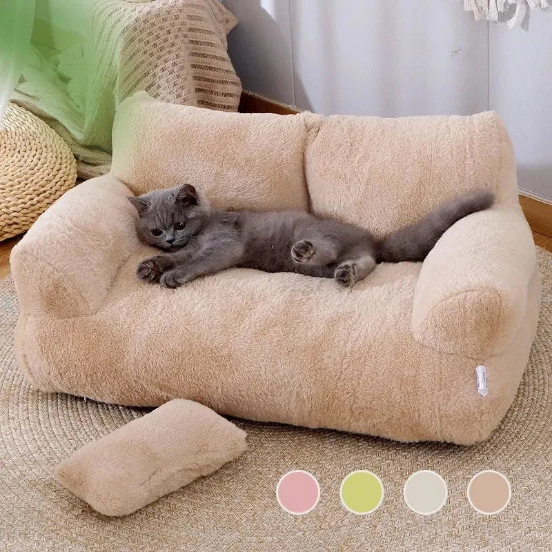 heated pet bed | orthopedic cat sofa | luxury pet bed | energy saving