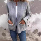 New Solid Color Casual Coat Zipper Sweater Cardigan Meifu Market