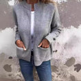 New Solid Color Casual Coat Zipper Sweater Cardigan Meifu Market
