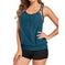drawstring swimsuit for women | tight fit womens vest swimwear | high-waisted bikini set | energy saving