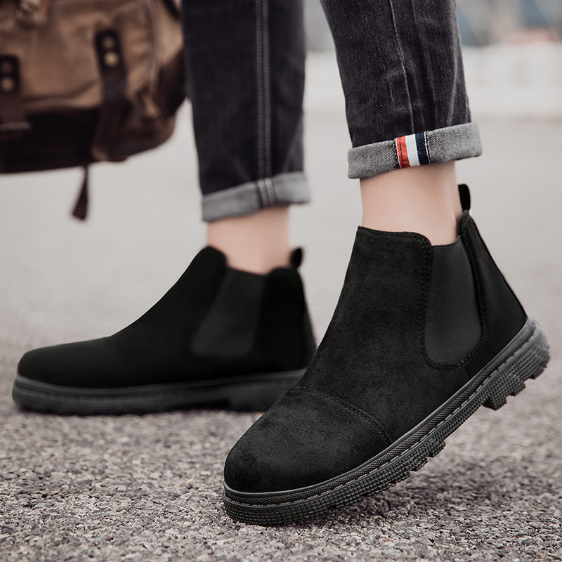 Slip-on Gao Banglun Retro Boots Men Meifu Market