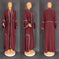 long-sleeve abaya dress | breathable cotton fabric | plus size prayer gown | ultrasonic cleaning