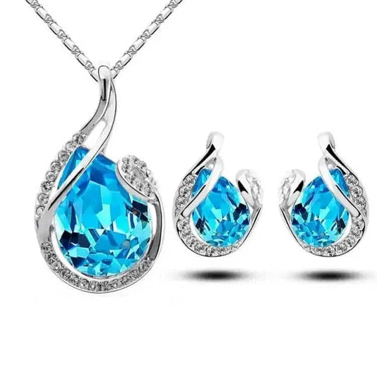 sterling silver jewelry set | 18k gold plated bridal jewelry | minimalist everyday jewelry set | energy saving