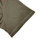 Fashion Short-sleeved Polo Shirt Summer Button V-neck T-shirt Tops Mens Clothing Dark Grey - close-up detail shot
