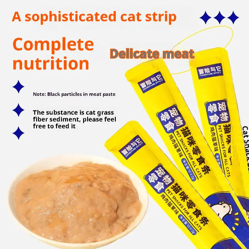 Cat Snack Wet Food Grass Chicken Strip Meifu Market