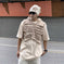 Loose, Versatile Designer-style Sleeveless Hooded Tank Top Gray - color variant display