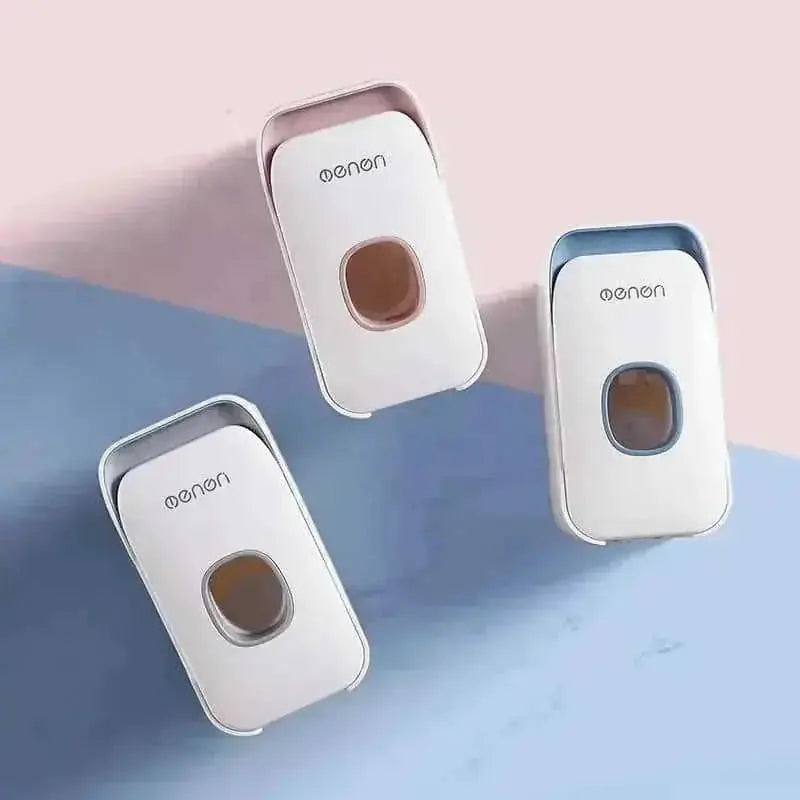 bathroom countertop organizer | touchless toothpaste dispenser | waterproof bathroom storage | ultrasonic cleaning