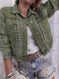 Women's Decorative Rivets Denim Jacket Meifu Market