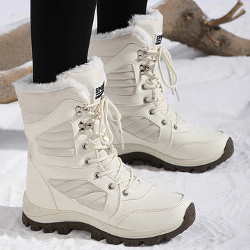 Thickened Long Wool Plus Velvet Warm Snow Boots Meifu Market