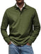 Men's Casual All-matching Long Sleeve Button Shirt XXL - available style options