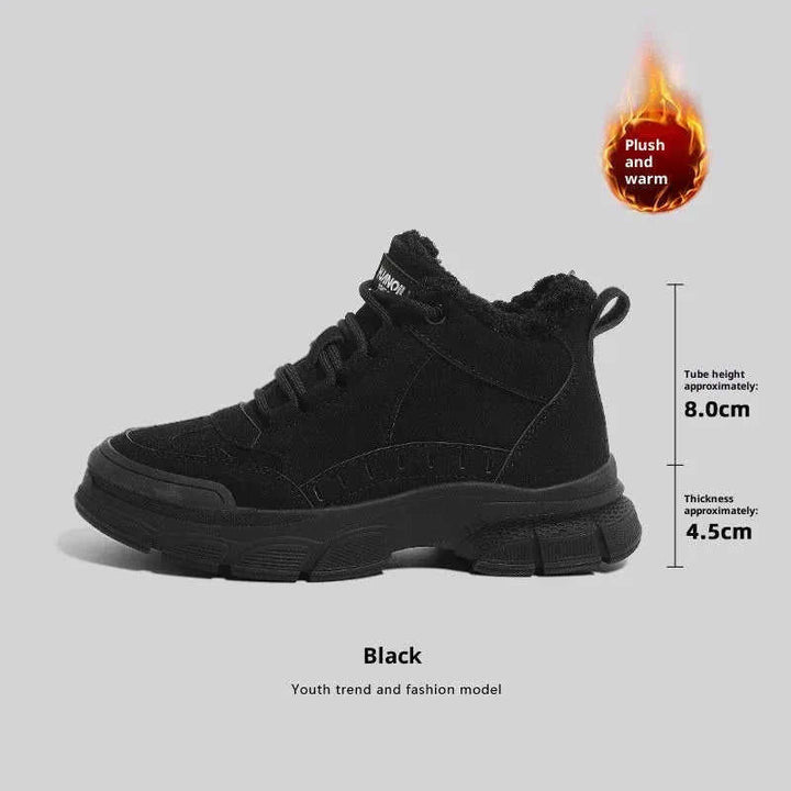 Warm Snow Boots Women's Non-slip Plus Velvet Thickened Martin Boots