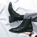 New Leather Boots Fashion Men's Business Formal Leather Shoes Meifu Market