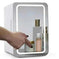 Portable Mini Fridge 4 Liter Mirror Refrigerator Beauty Fridge AU plug - back view