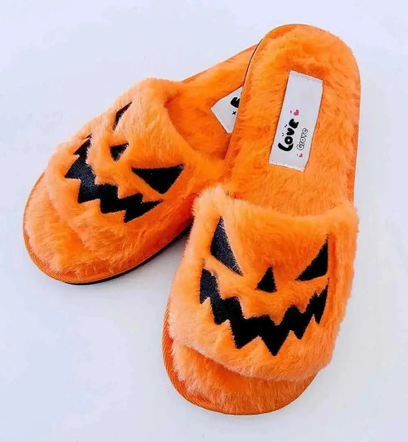 faux fur slippers for women | plush indoor house shoes | halloween costume slippers | ultrasonic cleaning