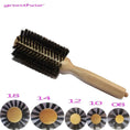 straight line curly hair brush | boar bristle hair brush | wooden handle hair brush | energy saving