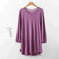 modal fabric pajamas | plus size loose fit sleepwear | long sleeve nightwear for women | ultrasonic cleaning