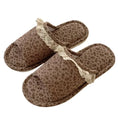 Home Style Vintage Floral One Word Four Seasons Universal Cotton Slippers Female Meifu Market