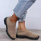 breathable knit fabric shoes | lightweight walking sneakers women | slip-on running flats | energy saving