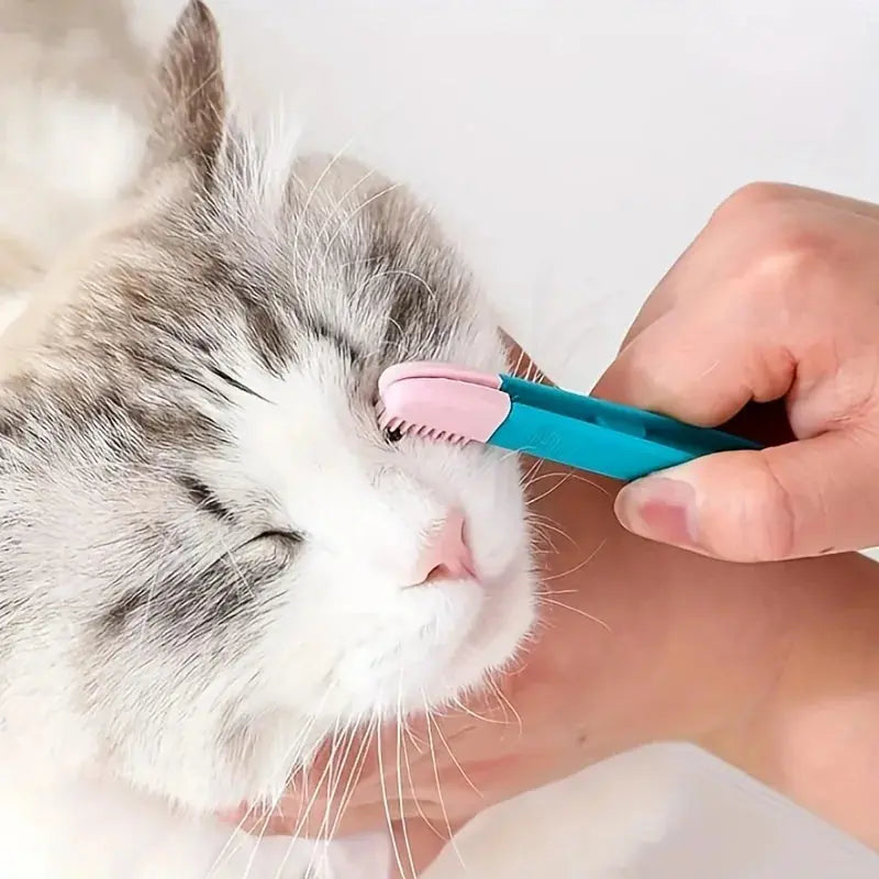 pet eye cleaning brush | tear stain remover for cats | dog eye comb brush | ultrasonic cleaning