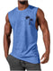 quick-dry fabric muscle tank | moisture-wicking workout vest | sleeveless athletic shirt for men | energy saving