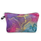 marble pattern makeup bag | vegan leather cosmetic organizer | waterproof cosmetic pouch | ultrasonic cleaning