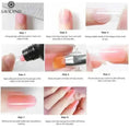 15g nail colored crystal extension glue SY12 - angle view with 15g nail colored crystal extension glue features