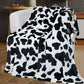 Cows Pattern Printed Flannel Digital Blanket Meifu Market