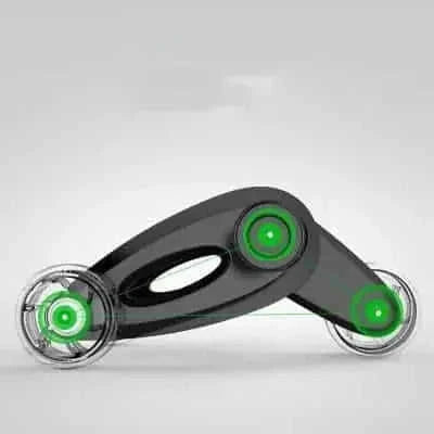 foldable abdominal wheel | non-slip handles | heavy-duty abs plastic | energy saving