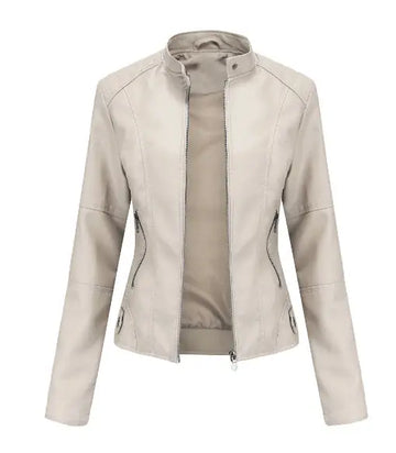 European And American Women's Leather Jackets Meifu Market