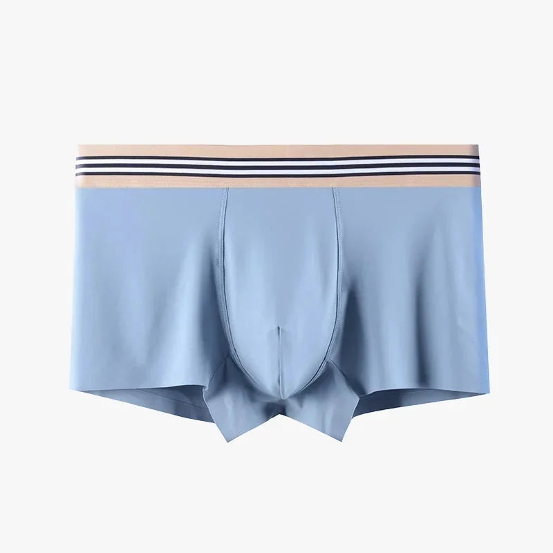 antibacterial fabric boxer briefs | mid-waist mens boxers | breathable cotton blend underwear | ultrasonic cleaning