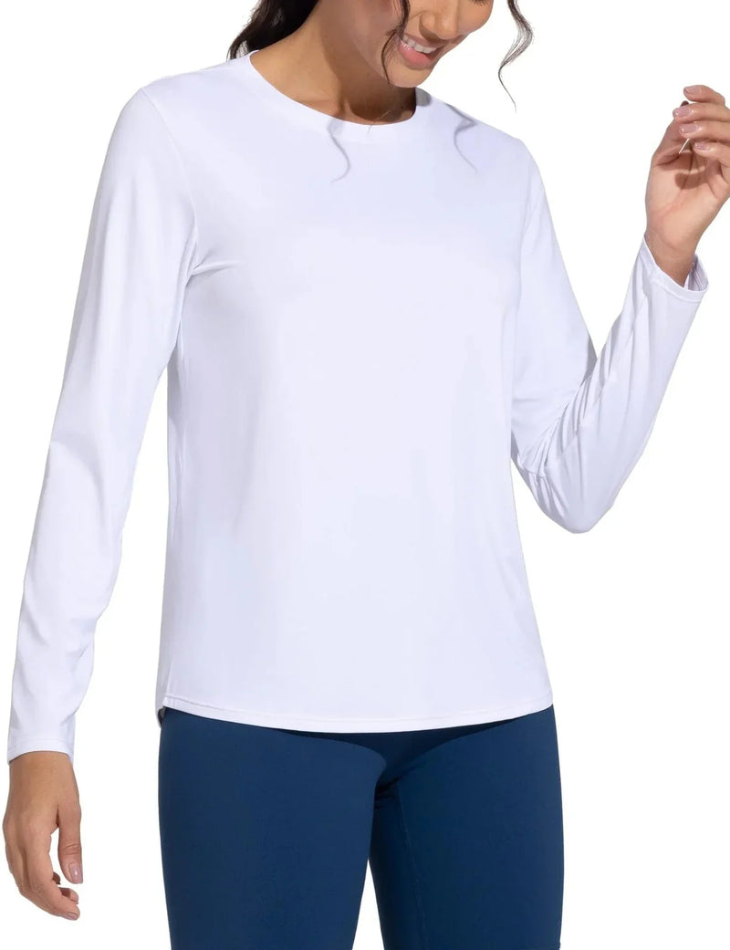moisture-wicking fabric | lightweight running top | breathable long sleeve shirt | ultrasonic cleaning
