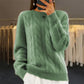 Fashion Retro Cable-knit Pullover Sweater Women Meifu Market