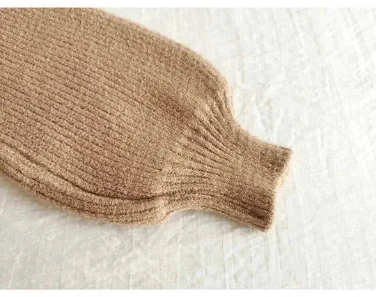 oversized wool blend sweater | v-neck cable knit pullover | long sleeve winter sweater | energy saving