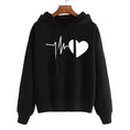 heart-print streetwear hoodie | oversized fit sweatshirt | long sleeve pullover hoodie | energy saving