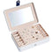 Multifunctional Jewelry Storage Box For Earrings, Earrings, Rings Blue - available style options