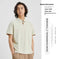 Open-Mesh Waffle Polo Shirt for Men's Relaxed Summer Style