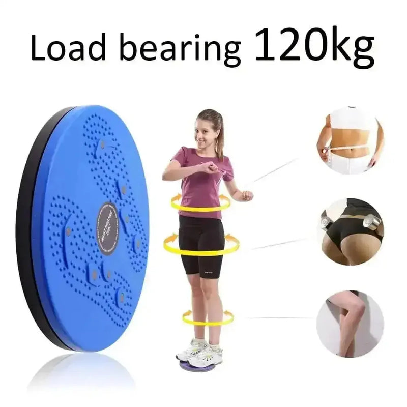 adjustable resistance fitness disc | non-slip surface home gym equipment | compact apartment exercise gear | energy saving