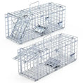 2Pcs Foldable Rat Trap Cage Humane Live Rodent Trap Cage Galvanized Meifu Market