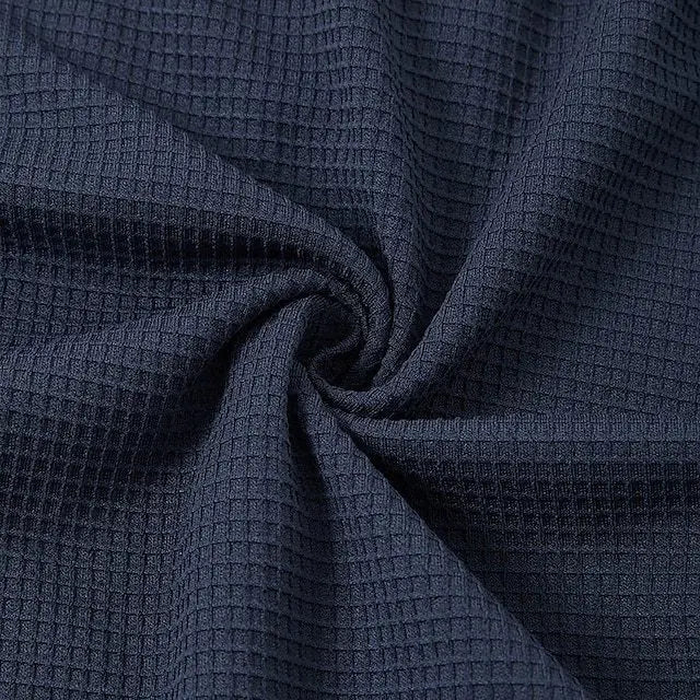 Men's Waffle Contrast Color Pocket Zipped Stand Collar Sweatshirt Meifu Market