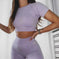 high-waisted yoga leggings | moisture-wicking workout set | seamless fitness apparel | ultrasonic cleaning