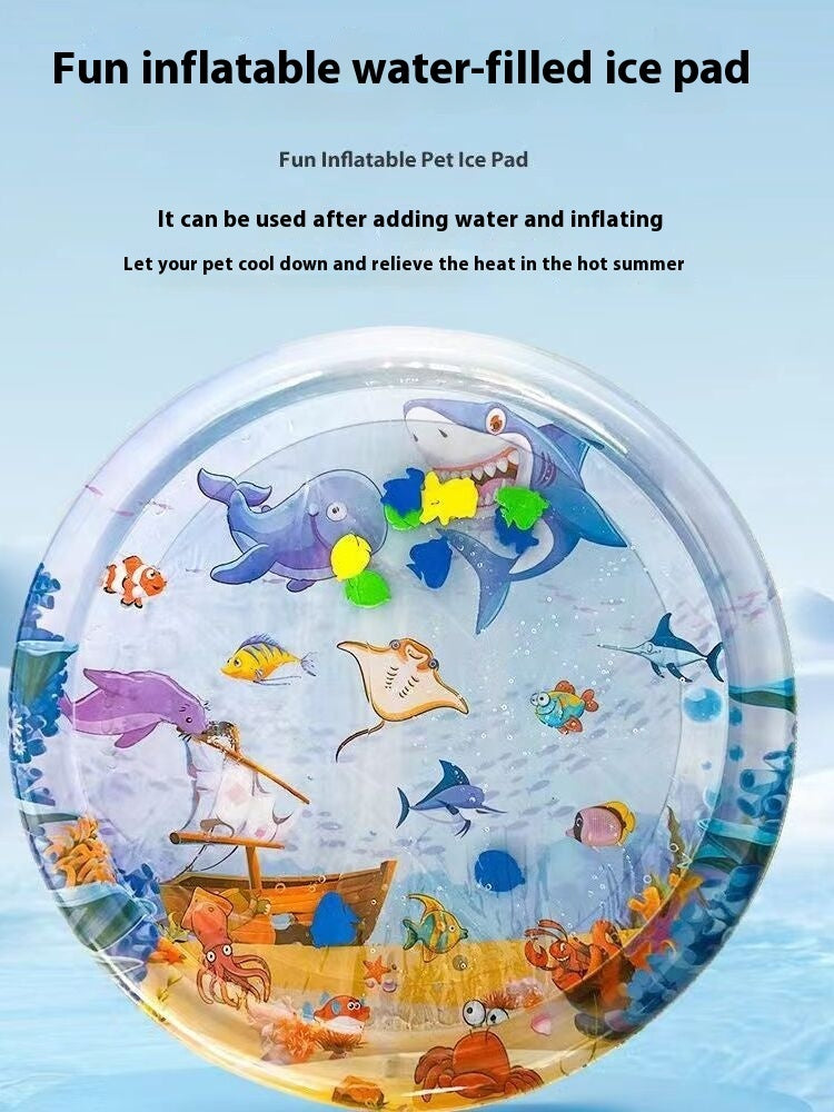 Summer Cooling Pet Water Bed Cushion Ice Pad Dog Sleeping Square Mat For Puppy Dogs Cats Pet Kennel Cool Cold Meifu Market