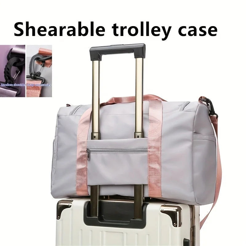 large capacity duffle bag | waterproof travel bag | lightweight gym bag | energy saving