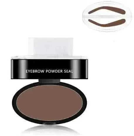 Eyebrow Powder Stamp Tint Stencil Kit Cosmetics Professional Makeup Waterproof Eye Brow Stamp Lift Eyebrow Enhancers Stenc...